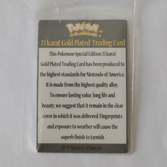 Mewtwo 1999 23 Karat Gold Pokemon Trading Card With COA and Pokemon Ball - Picture 9 of 11